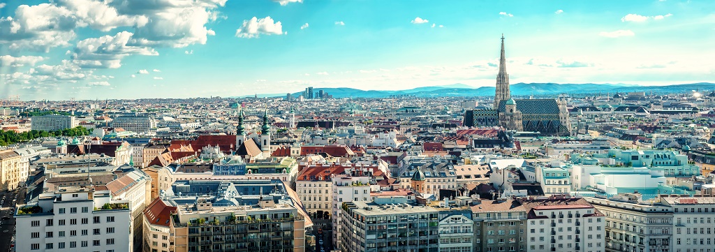 Panoramic view of Vienna 