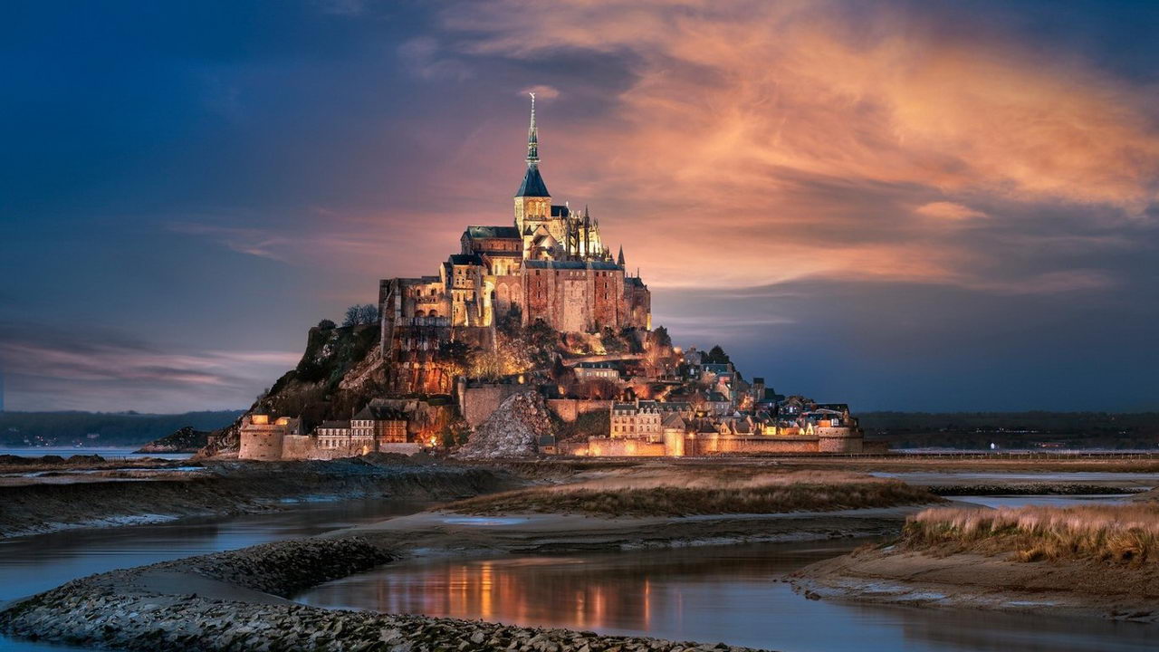 The Town of Mont Saint Michel