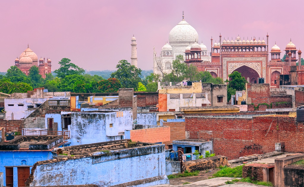 Downtown of Agra