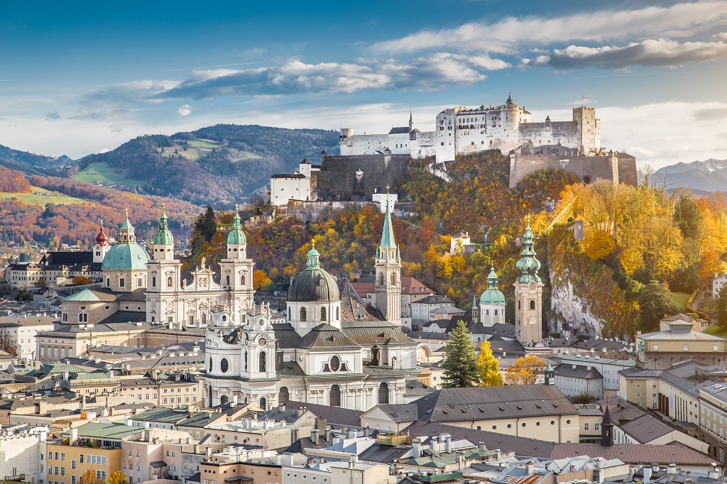 Historic city of Salzburg, Austria