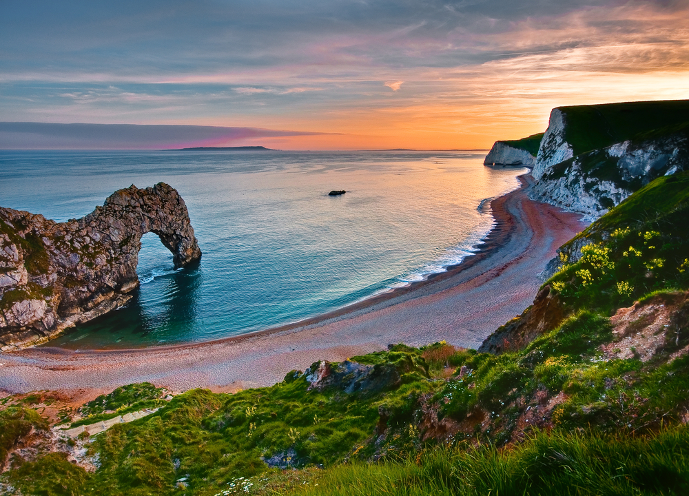 Jurassic Coast világörökségi területe