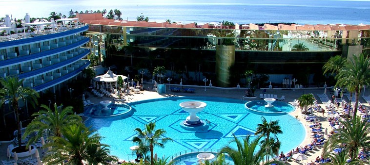 Pools at the Mare Nostrum Resort in Tenerife.